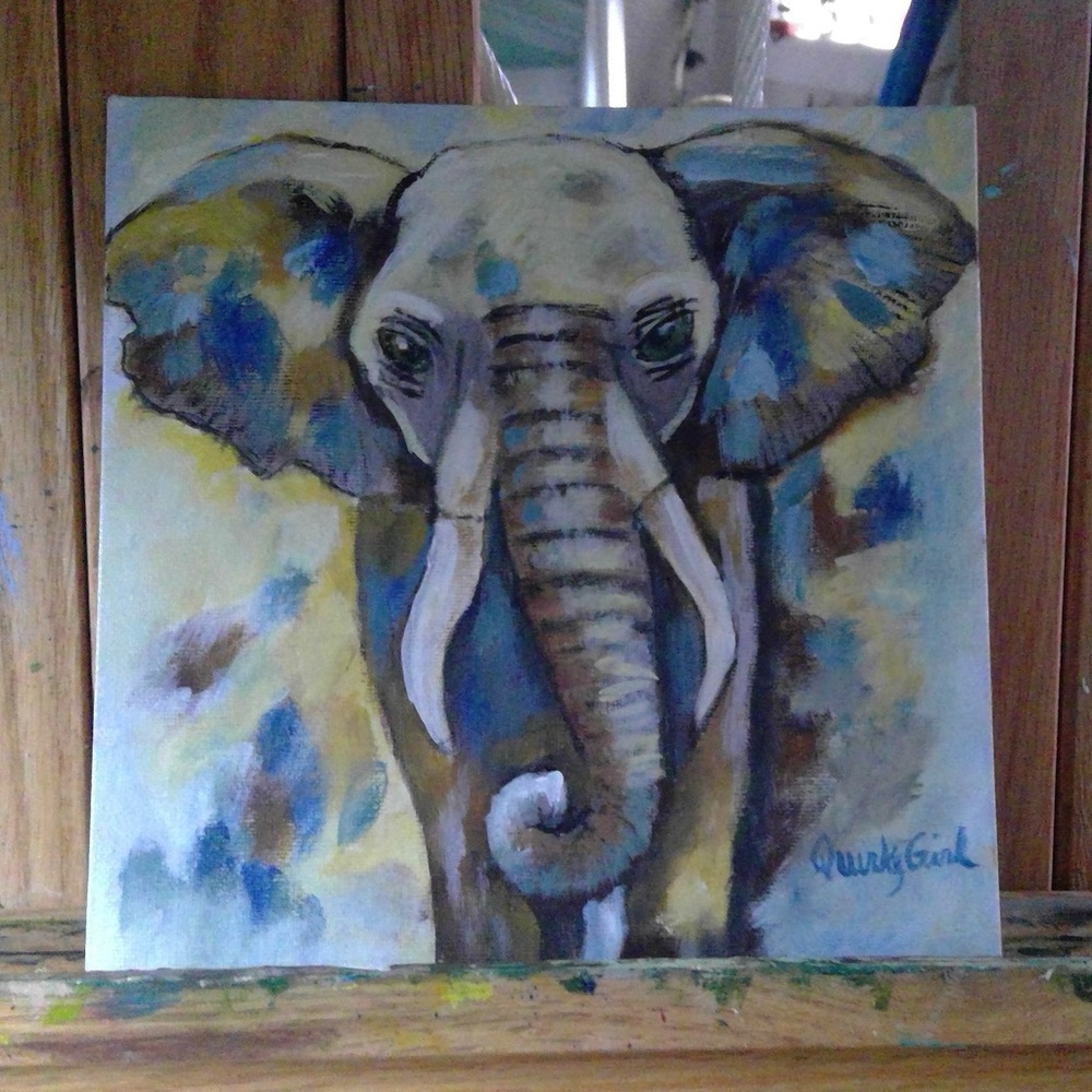 Acrylic painting